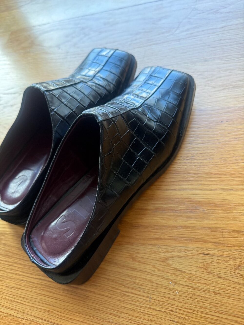 Staud Black Knightsbridge Mule Loafers Size 39